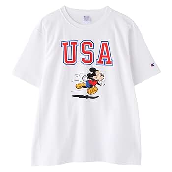 Amazon.co.jp: [チャンピオン] 半袖 丸首 9.4oz Disney ミッキー
